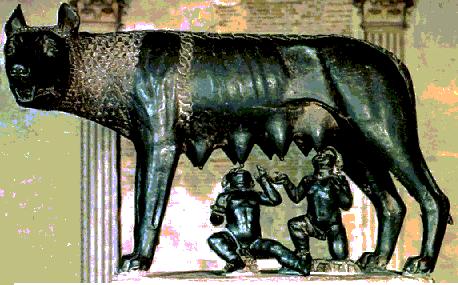 Capitol Wolf. Romulus and Remus were added later.